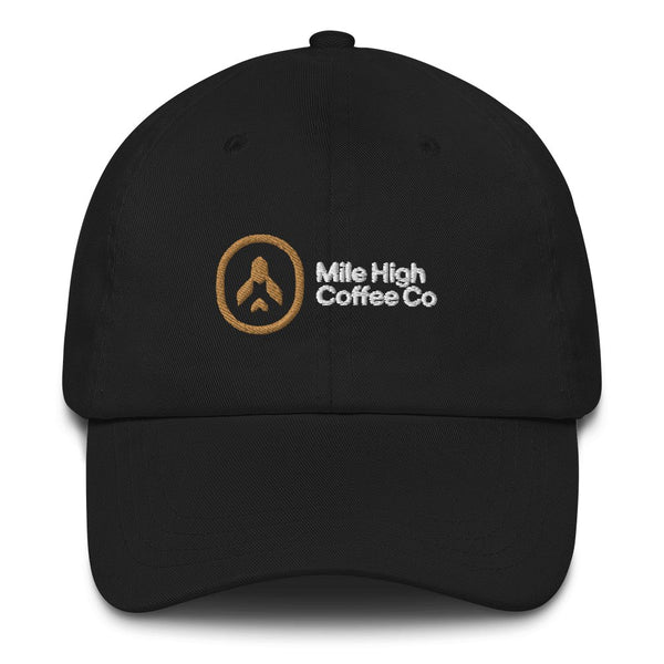 Logo Dad Hat (Black) - Mile High Coffee Co