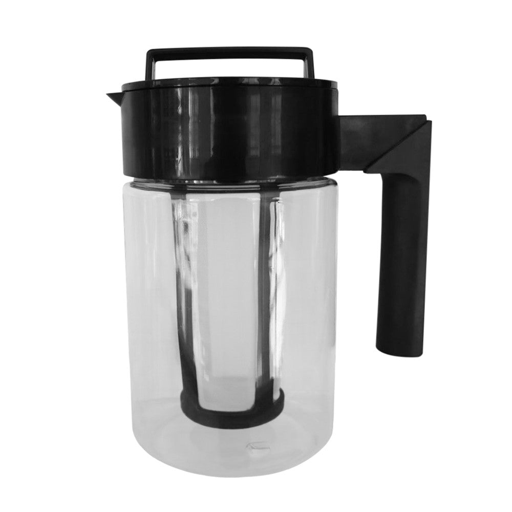 900ML Cold Brew Iced Coffee Maker Airtight Seal Silicone Handle Coffee Kettle Non-slip Household Silicone Handle Coffee Kettle-5