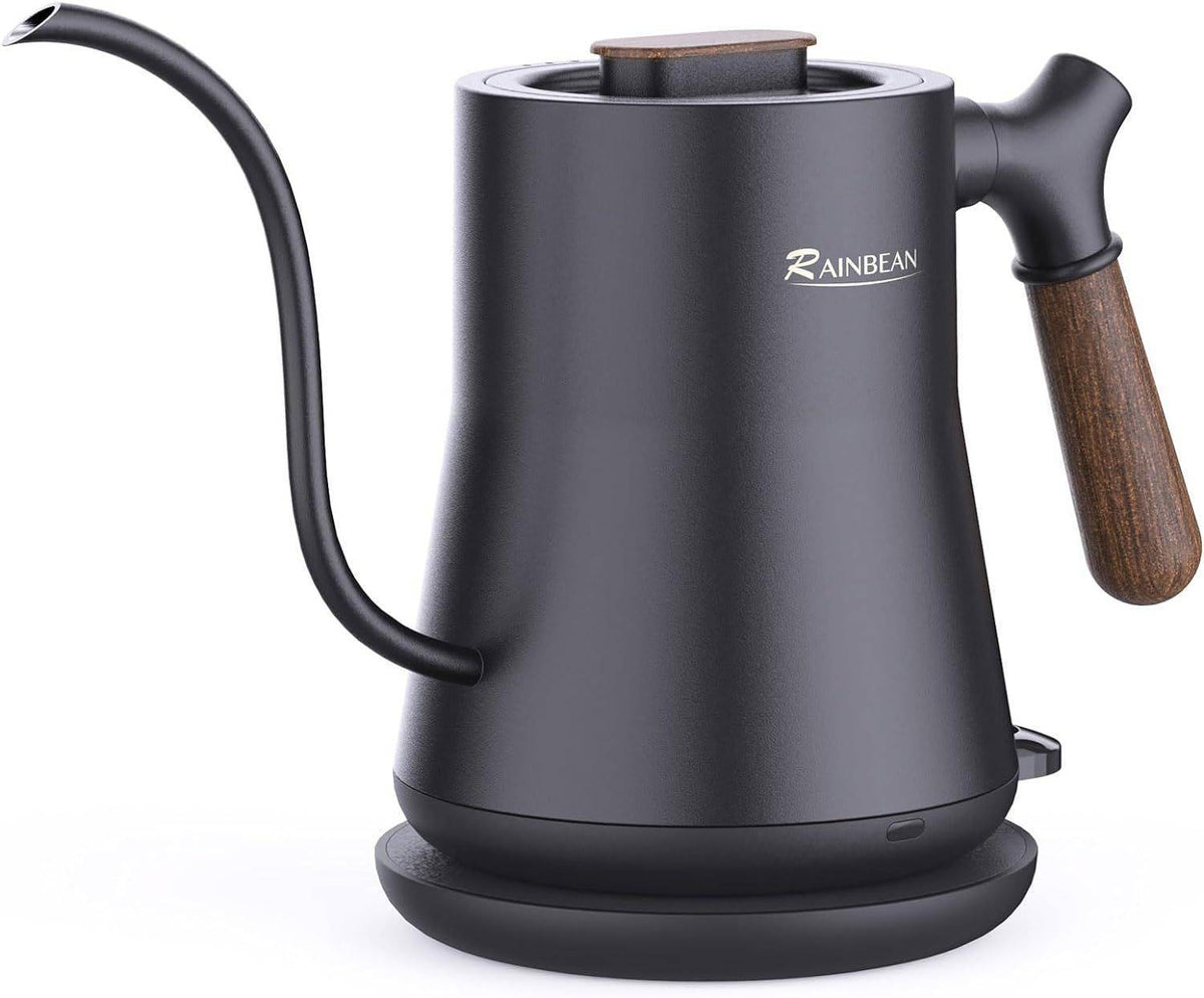 Leak-Proof Gooseneck Electric Kettle for Coffee Brewing, Stainless Steel-0