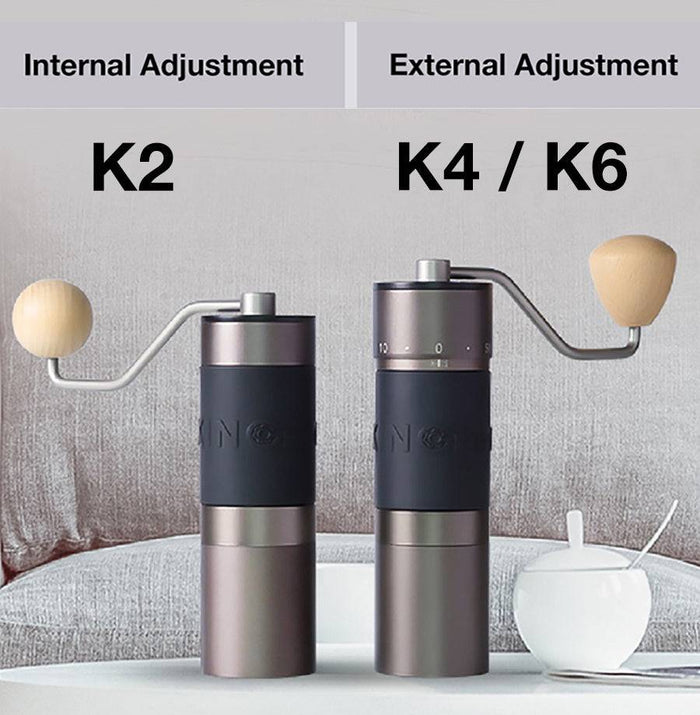 StepUP Coffee Manual Portable Coffee Bean Grinder with Adjustable Burrs-0