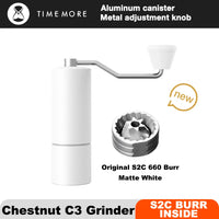 TIMEMORE Chestnut C3 Manual Coffee Grinder Portable Pour over Espresso Grinder S2C Burr Inside Hand Grinder With Double Bearing-5