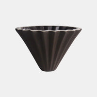 StepUp Coffee Origami Ceramic Pour Over Dripper, Handmade Cone Brewer-21