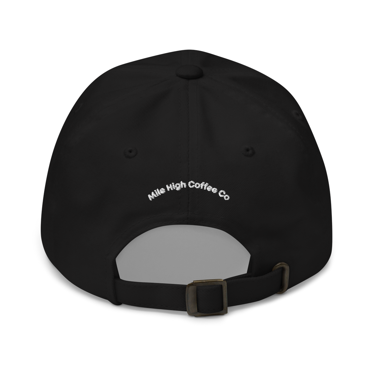 Logo Dad Hat (White on Black)