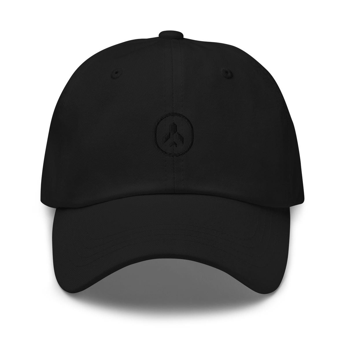 Logo Dad Hat (Black on Black)