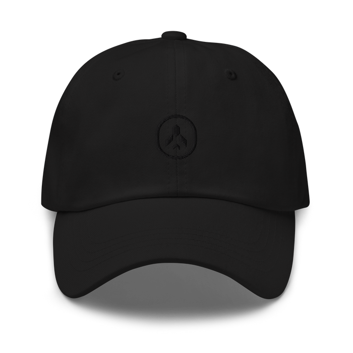 Logo Dad Hat (Black on Black)