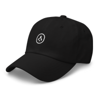 Logo Dad Hat (White on Black)
