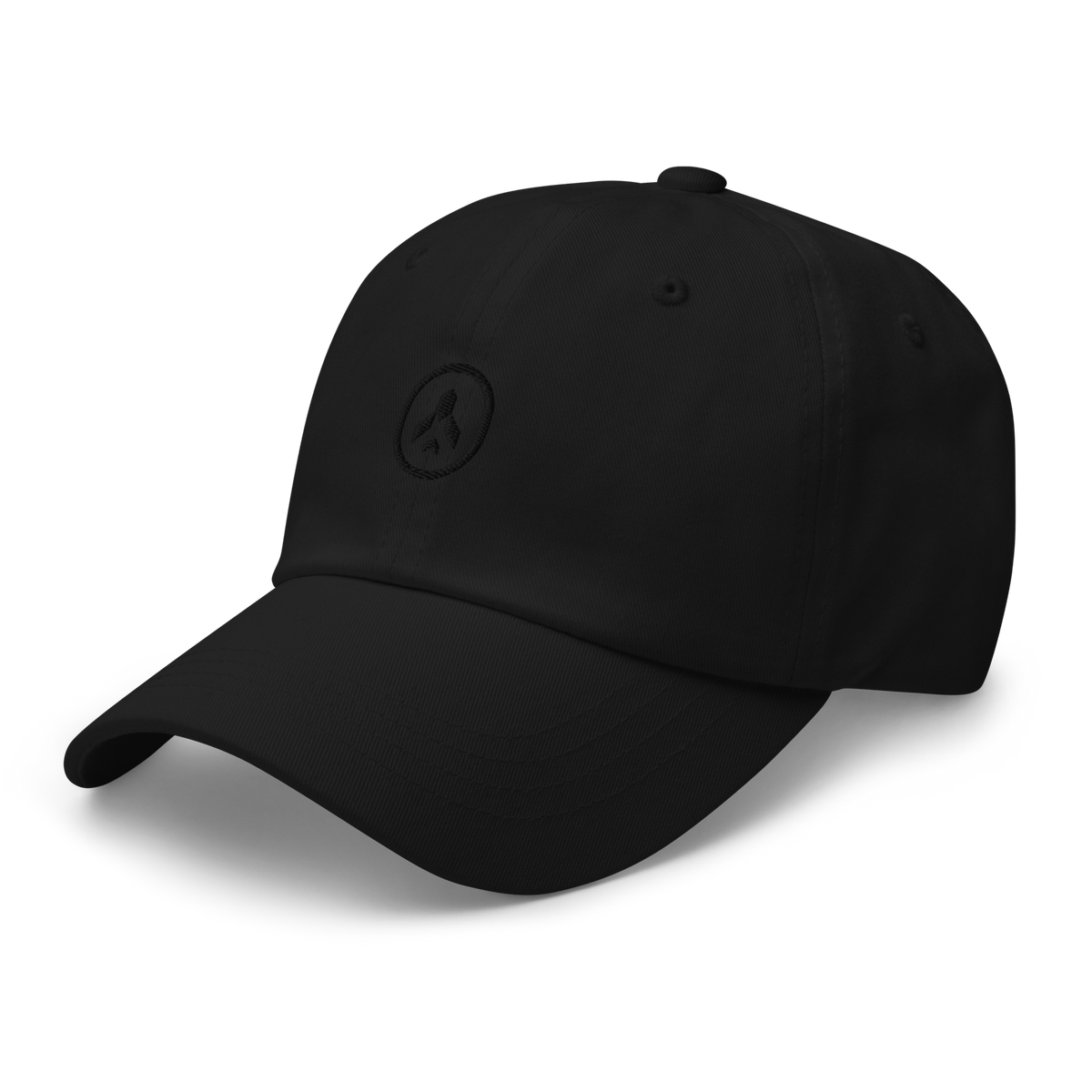Logo Dad Hat (Black on Black)