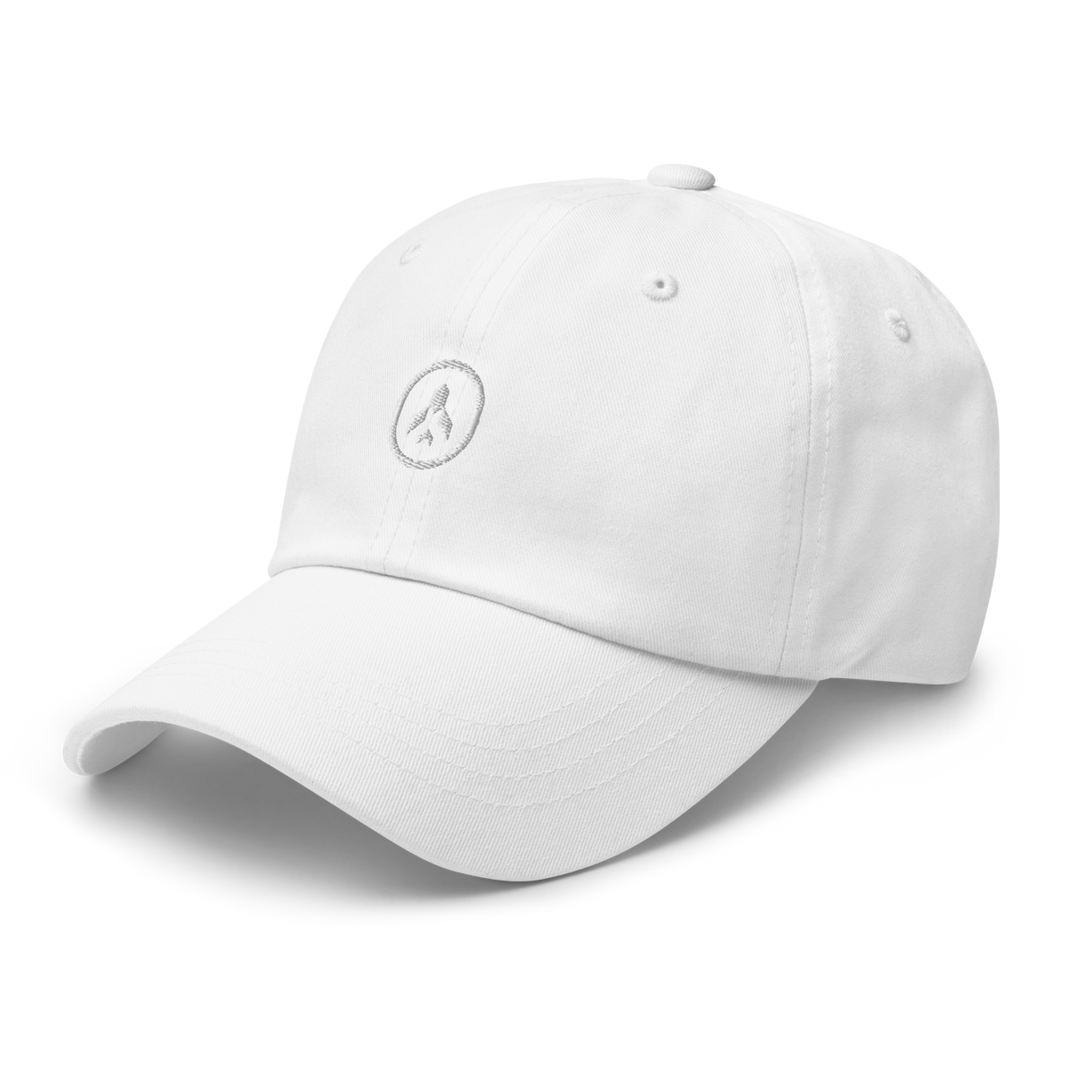 Logo Dat Hat (White on White)