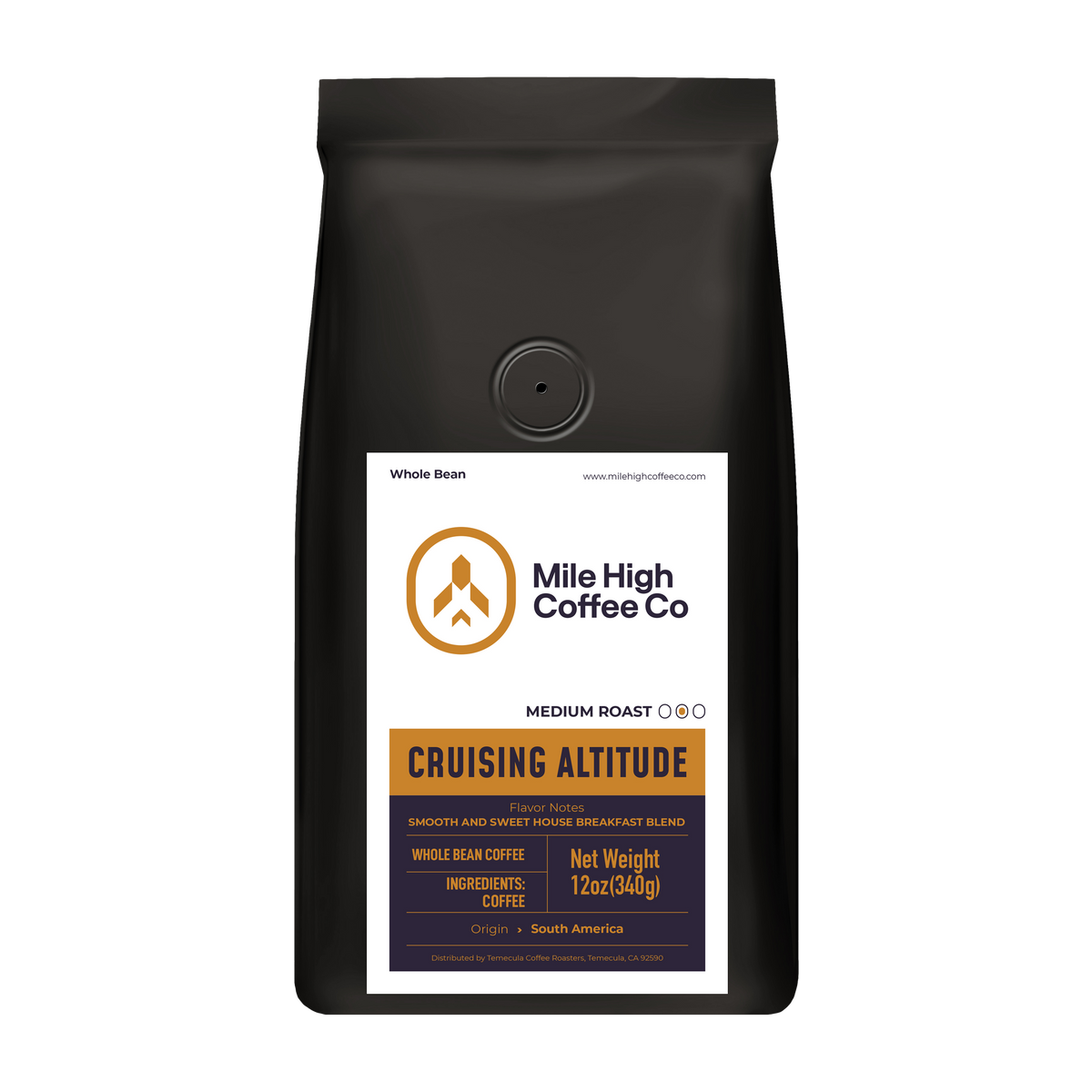 Cruising Altitude Whole Bean Coffee Medium Roast 12oz