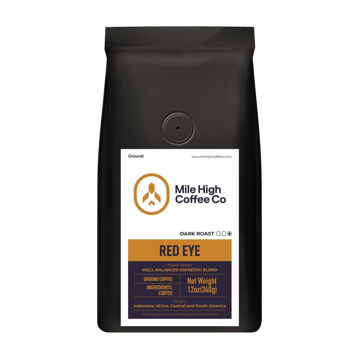 Red Eye Ground Coffee Dark Roast 12oz